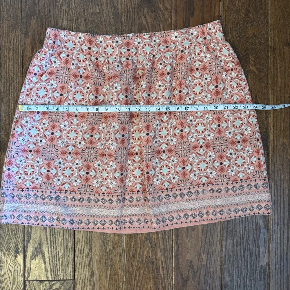 LOFT Pink Floral Embroidered Mini Skirt - Picture 7 of 8